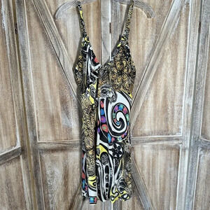 Jams World Vintage 2000's Dress Style W341 in Lava Blossoms